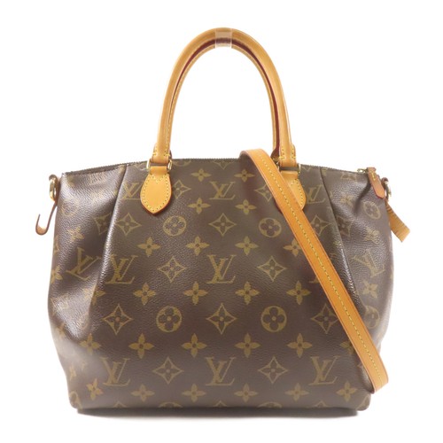 LOUIS VUITTON（LV） Borsa a tracolla Louis Vuitton LV GHW Turenne PM 2 vie borsa a mano M48814 monogramma marrone