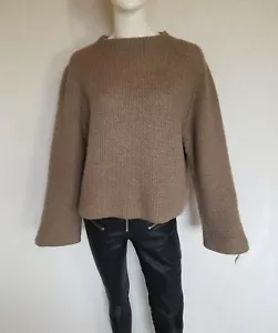 Windsor dicker super weicher 100% Kaschmir Pullover Waffelmuster Cappuccino - Bild 1 von 12