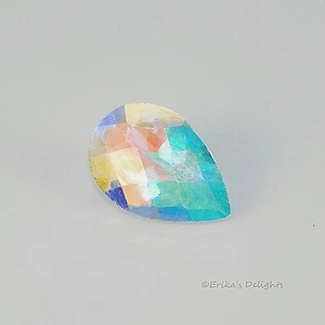 10x7 Checkerboard Pear Genuine Mercury Topaz VVS 2.2cts - Picture 1 of 1