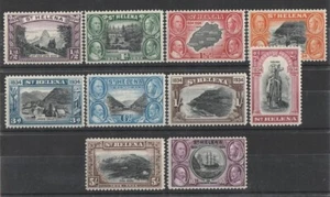 ST. HELENA 1934 Centenary set ½d to 10/-. MNH **. - Picture 1 of 1
