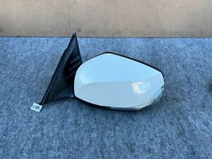INFINITI QX50 2019-2024 OEM LEFT DRIVER DOOR MIRROR WITH CAMERA ASSEMBLY (WHITE)