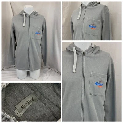 Chaqueta Natural Lite Ouray L Gris Algodón Manga Larga Poli Cremallera LNWOT YGI T1-127 Foto 1 de 4