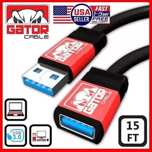 USB 3.0 Extension Cable Male to Female SuperSpeed Powered Data Cord - Picture 1 of 64