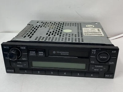 Car Radio Cassette Deck VW Volkswagen Model PU-1666A-A - Image 1 of 4