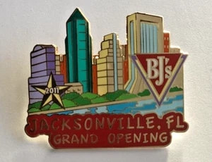 BJS RESTAURANT ADVERTISING EMPLOYEE JACKSONVILLE FL 2011 LAPEL ENAMEL PIN - Picture 1 of 3