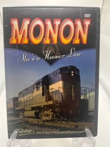 MONON SHE'S A HOOSIER LINE DVD PENTREX RAILROAD ENTERTAINMENT. 57 MINUTES - Imagen 1 de 5