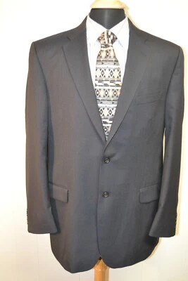 Burberry London Men's Navy Blue 2 Front Button Sports Coat Sz 44L - Image 1 of 4