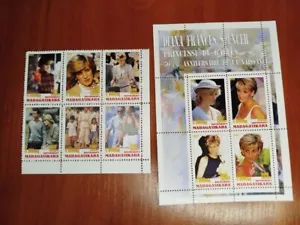 SET OF STAMPS Princess Diana's 50th Anniversary Princess of Wales - Picture 1 of 1