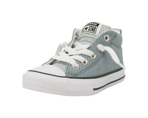 CONVERSE AS Street Mid Knit Light Blue White Slip On Little/Big Kids Youth Shoes - Picture 1 of 7