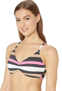Top de bikini camari de rayas anchas talla 38DD Carve Designs L106935 para mujer - Imagen 1 de 2