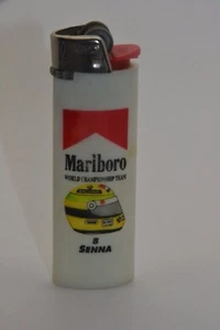 BIC Gas Lighter Marlboro Advertising Ayrton Senna #8 - Picture 1 of 3