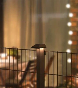 LED Pfostenleuchte Solar für 40x60 Zaunpfosten - Bild 1 von 5