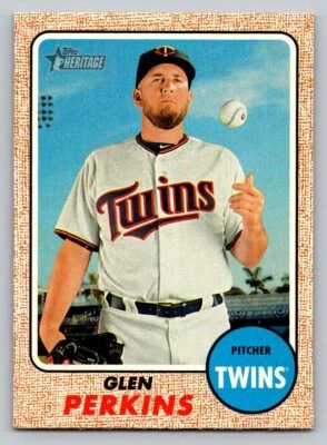 Glen Perkins #141 2017 Topps Heritage  Minnesota Twins - Image 1 of 2