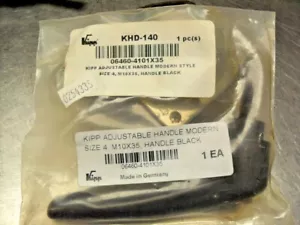 KIPP KHD-140 Clamping Handle Size 4 M10x35 Threaded-Stud 1.378" New - Picture 1 of 3