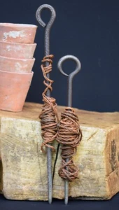 Vintage Garden | Old Garden Line Pegs & String | Old Vintage Garden Tools - Picture 1 of 6