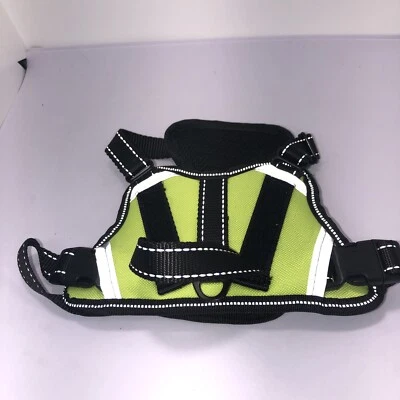 Walk out Hand Strap Adjustable Harness NWOT reflective green and black color dog - Image 1 of 4