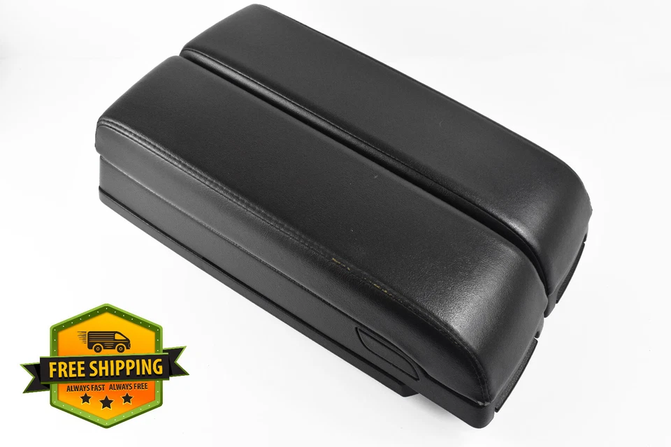 Infiniti FX45 2003-2005 consola central cuero negro tapa reposabrazos almacenamiento OEM Foto 1 de 4