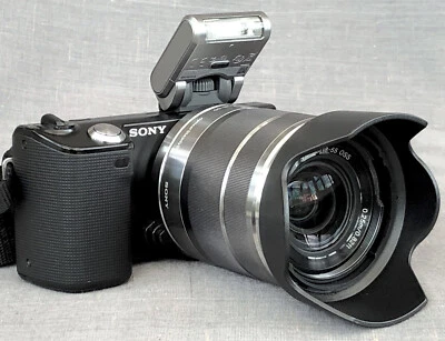 Sony Nex-5 14.2MP Camera FULL SPECTRUM/IR CONVERTED, 18-55mm Lens - Complete Kit - Image 1 of 4