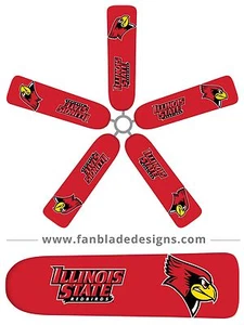 Illinois State University Ceiling Fan Blade Covers - Picture 1 of 3
