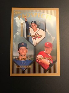 1999 Topps # 428 Micah Bowie -Phil Norton - RANDY WOLF Rookie Prospects 🔥🔥🔥