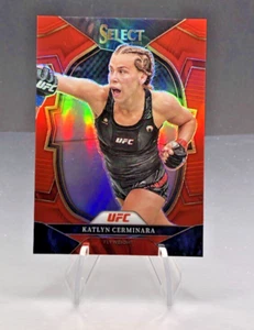 Katlyn Cerminara 2023 Panini Select UFC Red Prizm #57 /175 SP Short Print - Picture 1 of 3