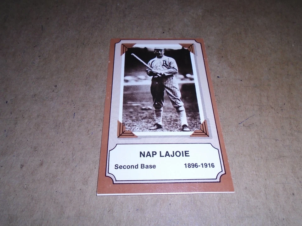 1974 Fleer Cloth Patches Laughlin Pioneers of Baseball Nap Lajoie #18 - Image 1 of 2