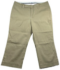 Gap Capri Pants Womens size 12 Beige Casual Stretch 4 Pocket