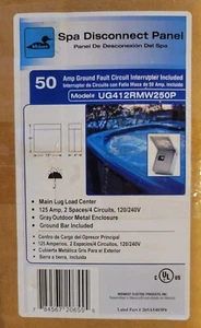 GE thql2150gft Midwest Electric UG412RMW250 50 Amp 240-Volt Spa Panel 120/240V - Picture 1 of 17