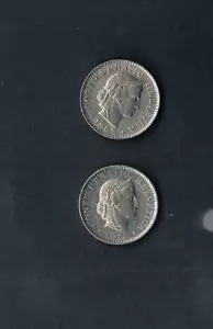 MONEDAS SUIZA DE BUENA CIRCULACIÓN 20 CÉNTIMOS ELEGIR FECHA - Imagen 1 de 2