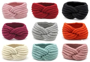 Trendiges Stirnband Grobstrick Knitted Ohrwärmer - Bild 1 von 9