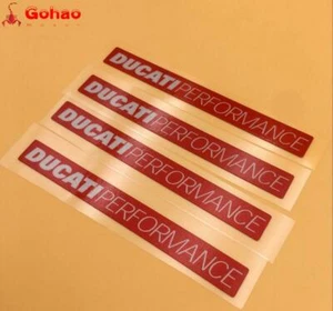 4x Racing Emblem Decal stickers for Ducati Performance 848 Evo 995 1299 Models - Picture 1 of 3