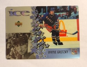1997-98 Upper Deck McDonalds "Ice" Silver Clear Cut # McD-1 Wayne Gretzky 