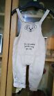 DISNEY ALL IN ONE BIB & BRACE OUTFIT 9-12 MONTHS