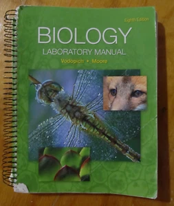 Biology Laboratory Manual by Randy Moore and Darrell S. Vodopich 2008 Spiral - Picture 1 of 4