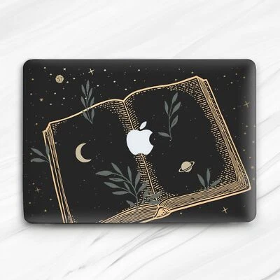Leaves Moon Sun Magic Book Black Hard Case For Macbook Air 13 Pro 16 13 14 15 - Image 1 of 4