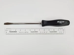 Snap On Tools New SDD8A Flat Tip Screwdriver Hard Handle Black - Picture 1 of 12