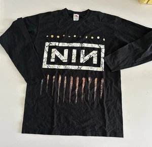 2000s Y2K NINE INCH NAILS shirt Medium Deftones Tool Korn Alice In Chains - Picture 1 of 5