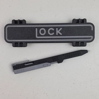 Bolígrafo estilo Glock acción deslizable impreso en 3D con estuche o soporte a juego envío gratuito Foto 1 de 4