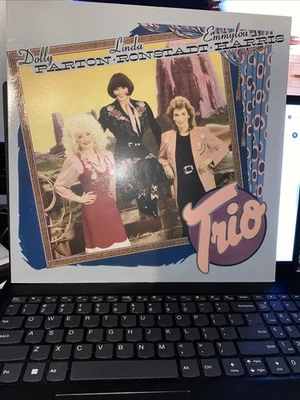 Dolly Parton Linda Ronstadt Emmylou Harris-Trio Vinyl (1987) Warner 25491 - Image 1 of 4