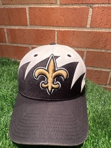 New Orleans Saints Sharktooth Embroidered Logo Adjustable Strap Reebok - Picture 1 of 13