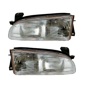 Juego de pares de faros delanteros para 93-97 Geo Prizm izquierda y derecha - Imagen 1 de 1