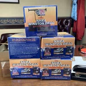1992 NHRA Winston Cup Cards Box one factory sealed box of packs - Picture 1 of 4