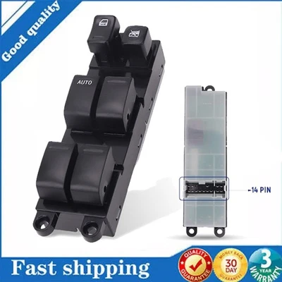 Ajuste para Nissan Sentra 1.8L 2.0L 2.5L 2000-2003 Interruptor de ventana lado del conductor delantero Foto 1 de 4