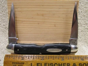 CASE XX (1940 - 1964) Muskrat Knife - Rough Black Handles - Picture 1 of 18