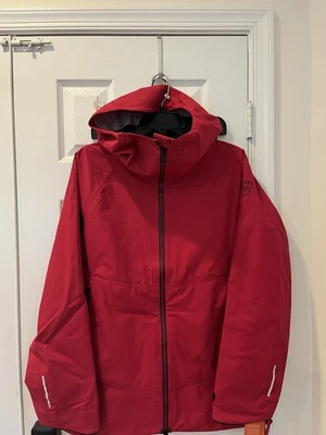 Rossignol SKPR 3L Ski Shell Jacket 45K Waterproof Womens Cherry Red SZ M $495 - Image 1 of 4