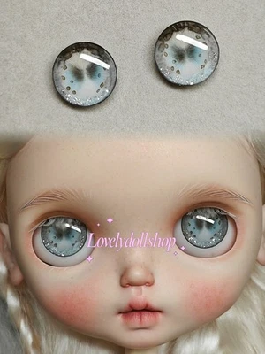 Трехмерные аксессуары ручной работы Blythe Doll Eye Chips подходят для шарниров 12 дюймов/30 см - Изображение 1 из 3