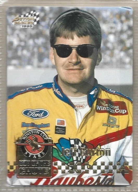 Jeff Burton OC 1995 Pinnacle Action Packed Stars #5 - Image 1 of 1