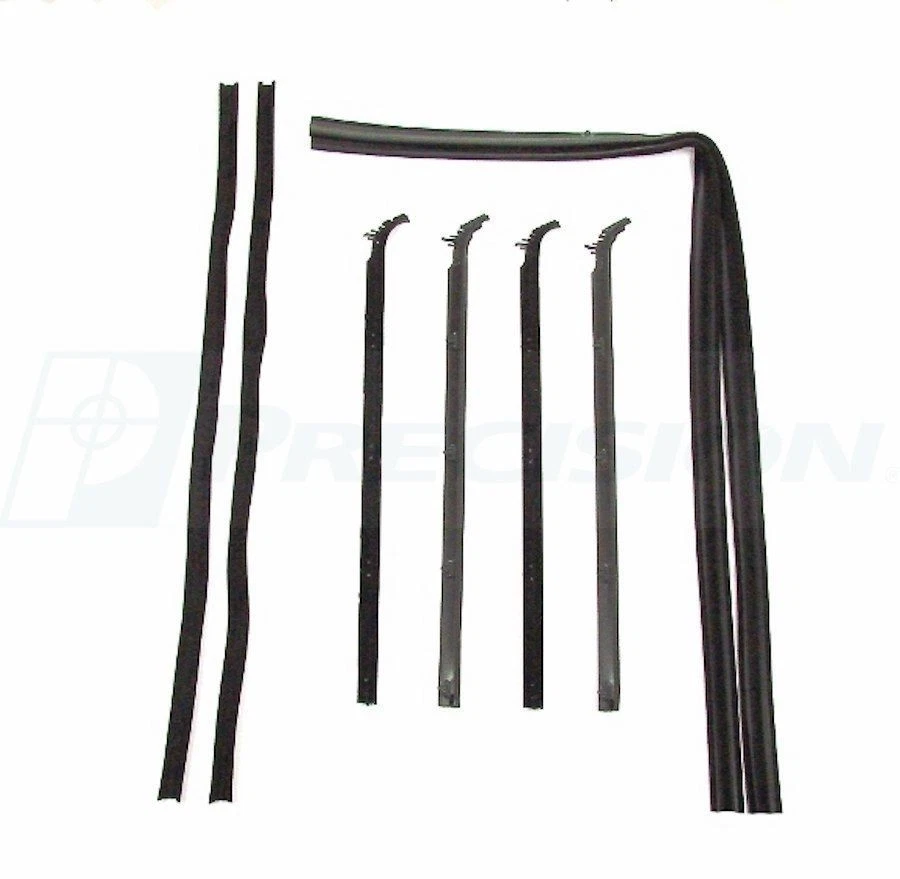 Dodge Ram serie D/W 1980-1993 toallitas para ventana y kit de canal de funcionamiento de vidrio Foto 1 de 1