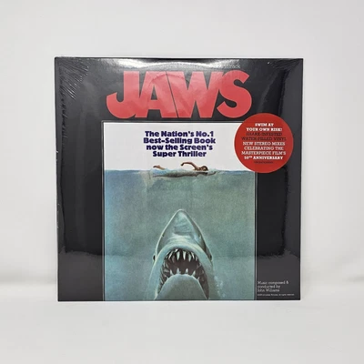 John Williams: Jaws 🆕️ 50th Anniversary Ocean Filled Vinyl #/1975 ❗️Ships NOW  - Image 1 of 4