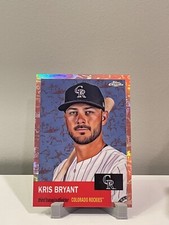 2022 Topps Chrome Platinum Anniversary Kris Bryant TOILE ROSE GOLD /75 SP #315